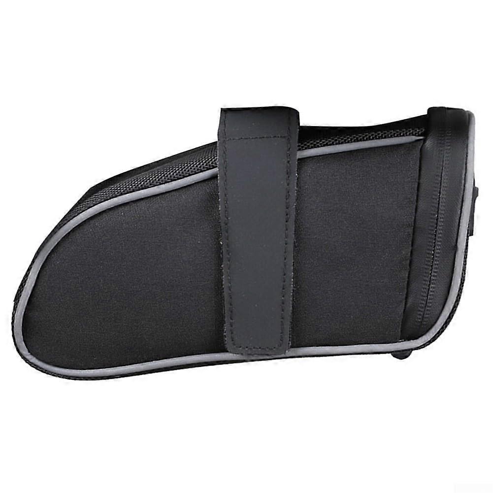 Durable Waterproof Bicycle Saddle Bag with Reflective Elements for Adventure, Commuting, and Touring