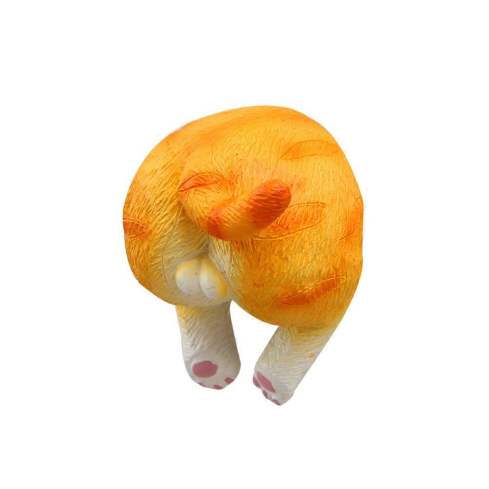 Creative Cartoon Fridge Decor Shape Orange 4.2*3.4cm Magnetic 1Set