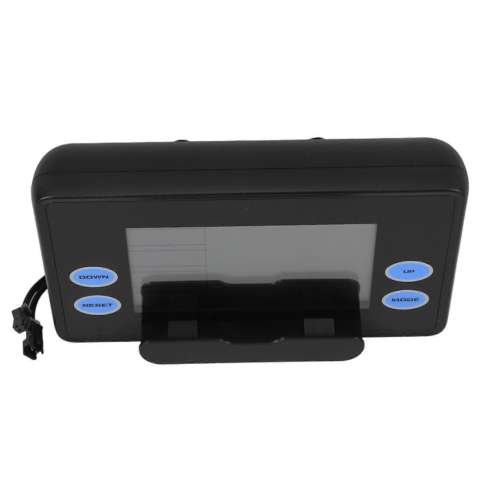 Compact Portable Home Fitness Rowing Machine Monitor with LCD Digital Display for Speed, Distance Tracking Indoor Gym Exercise Equipment Accessory