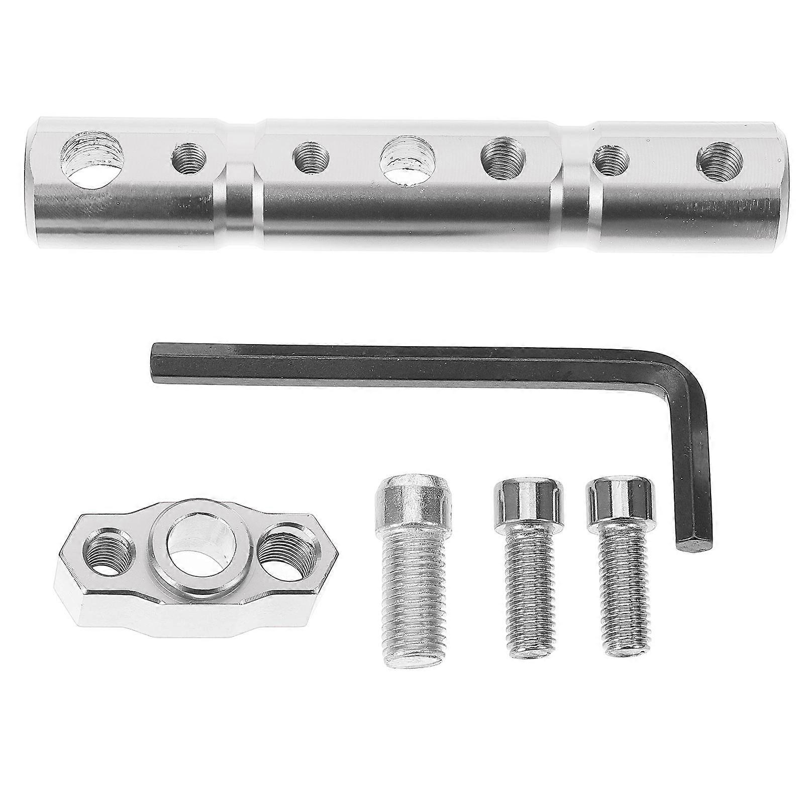 Motorbike Rear View Extension Mount Navigation Assistance Bright White Color 12.00X2.00X2.00CM 1Set