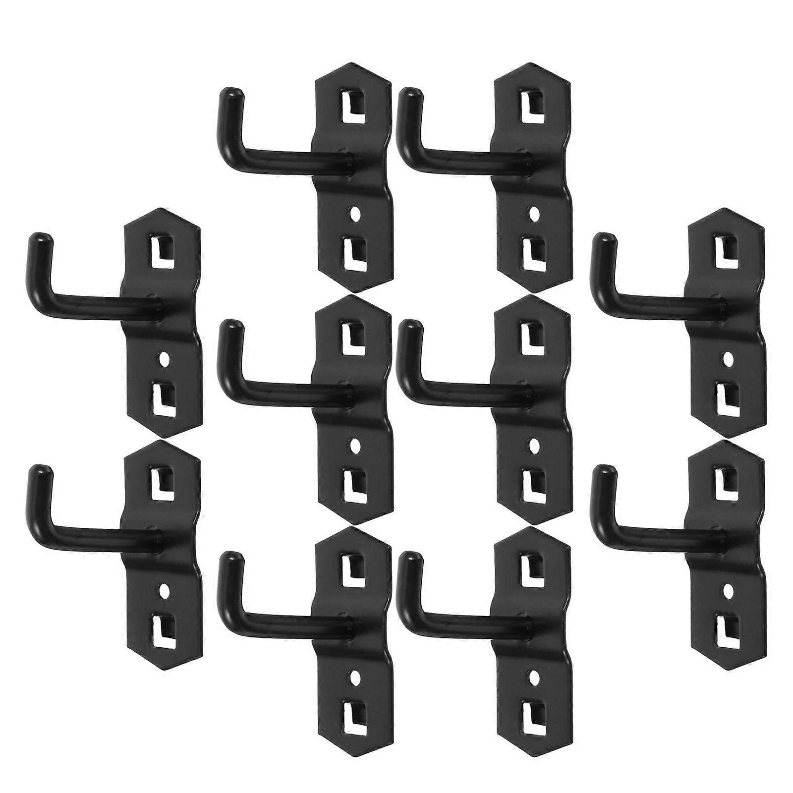 10pcs Shop Shelf Hook Retail Hanger Holder Pegboard Wall Display Hooks Heavy Duty Hook Brackets for Retail Spaces Storage Organization