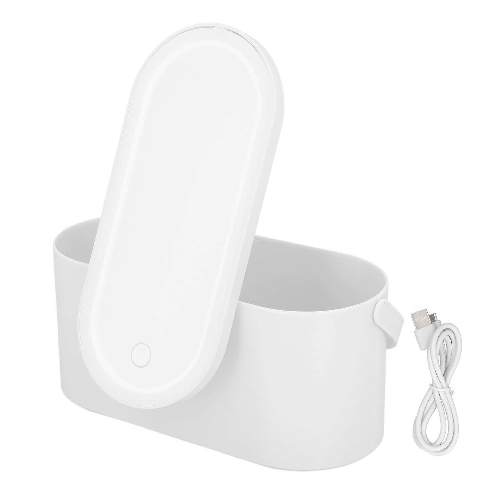 2025 Latest Model Makeup Case Rotatable Mirror Lid Dimmable LED Light Portable...