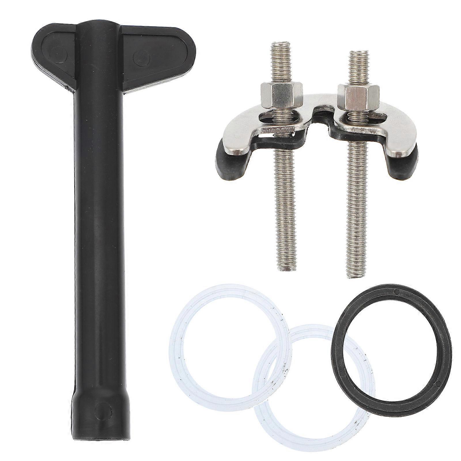 Sink Faucet Fixer Kit – Durable Fastener for Hot & Cold Water Taps, Easy Installation Horseshoe Screw for Kitchen & Bathroom Sinks