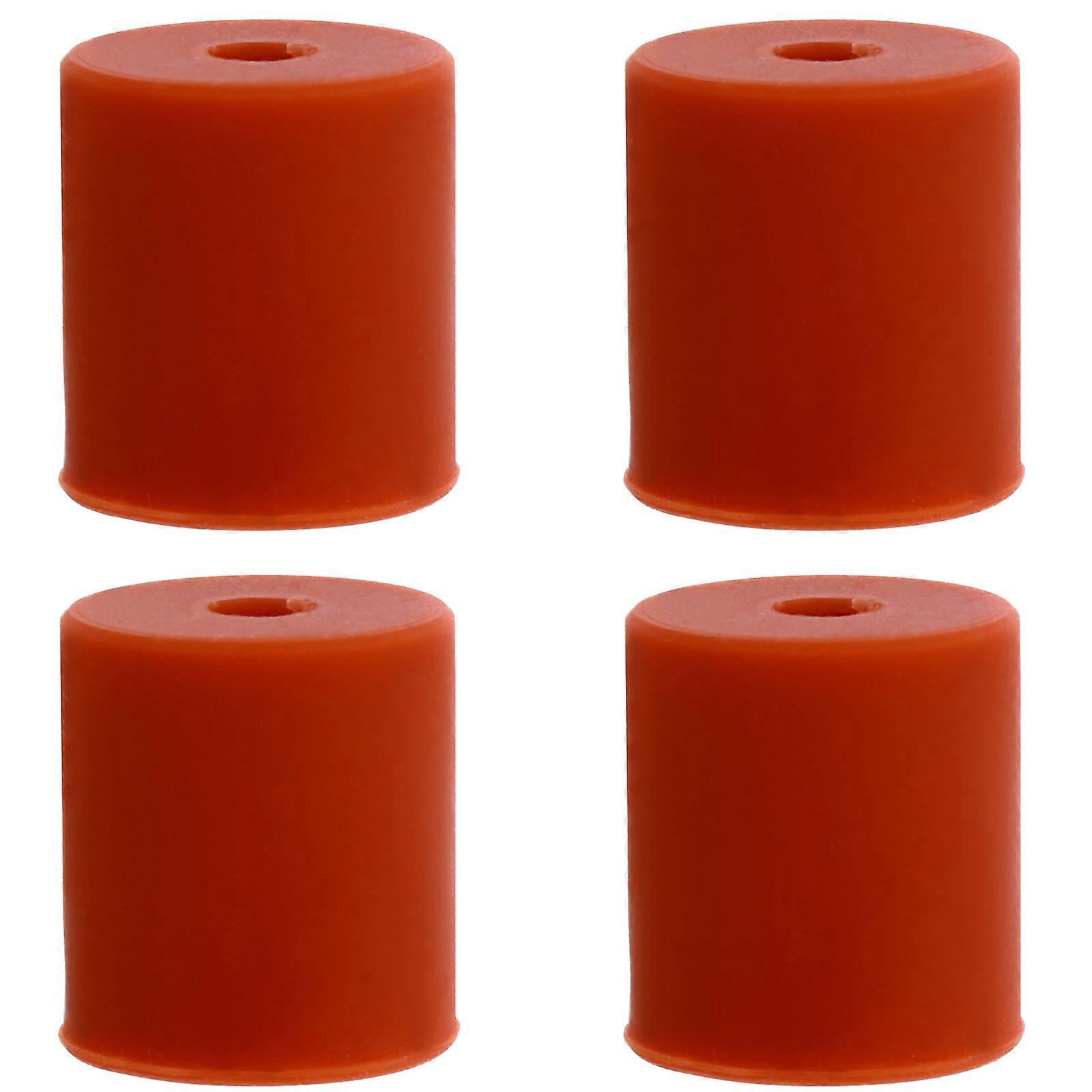 Solid Bed Mounts Column Wear Resistance For 3D Printer Users Heat Resistant Stable Mounts Red 2X1.5X1.5CM 1Set