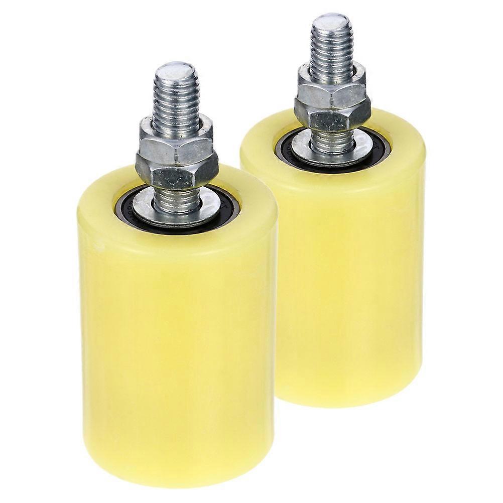 Nylon Door Wheel Sliding Gate Rollers For Sliding Doors Installation 2Pcs
