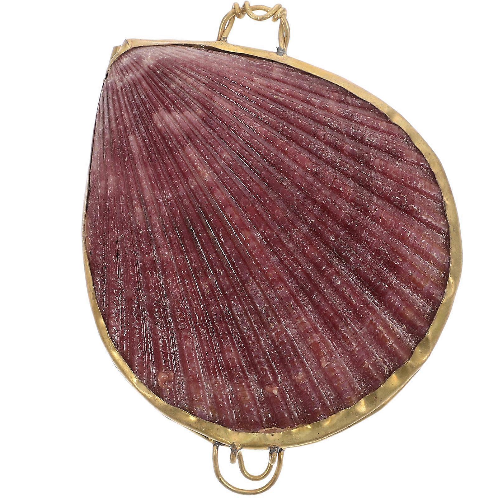 Natural Seashell Jewelry Box with Ring and Earring Holder, Lightweight Portable Storage Case for Necklaces and Bracelets, Decorative Home and Wedding