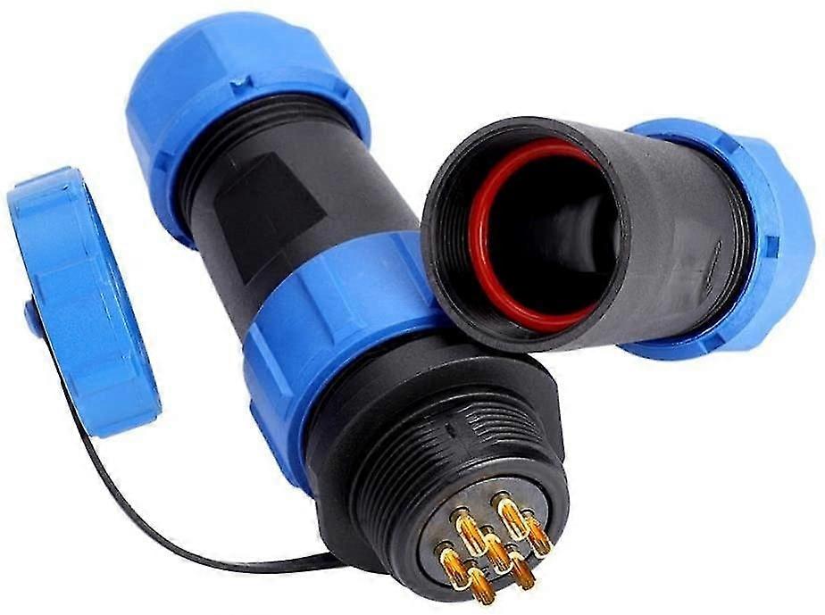 מחבר לכבל עמיד למים תעופה, מחבר לשקע תעופה SP21 IP68 (7 פינים)