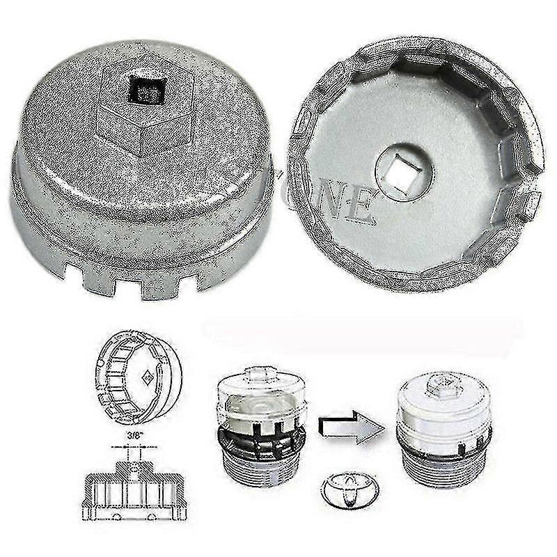 Prius Corolla Rav4 Auris Φίλτρο λαδιού Αλουμινίου Κλειδί Κυπέλλου Αλουμινίου Νέο