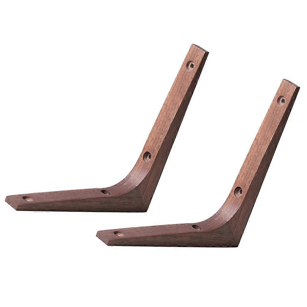 Floating Shelf Bracket Durable Wooden Shelf Brackets Wall Support Users Needing Shelf Support 6.9X6.9X0.8in 2Pcs