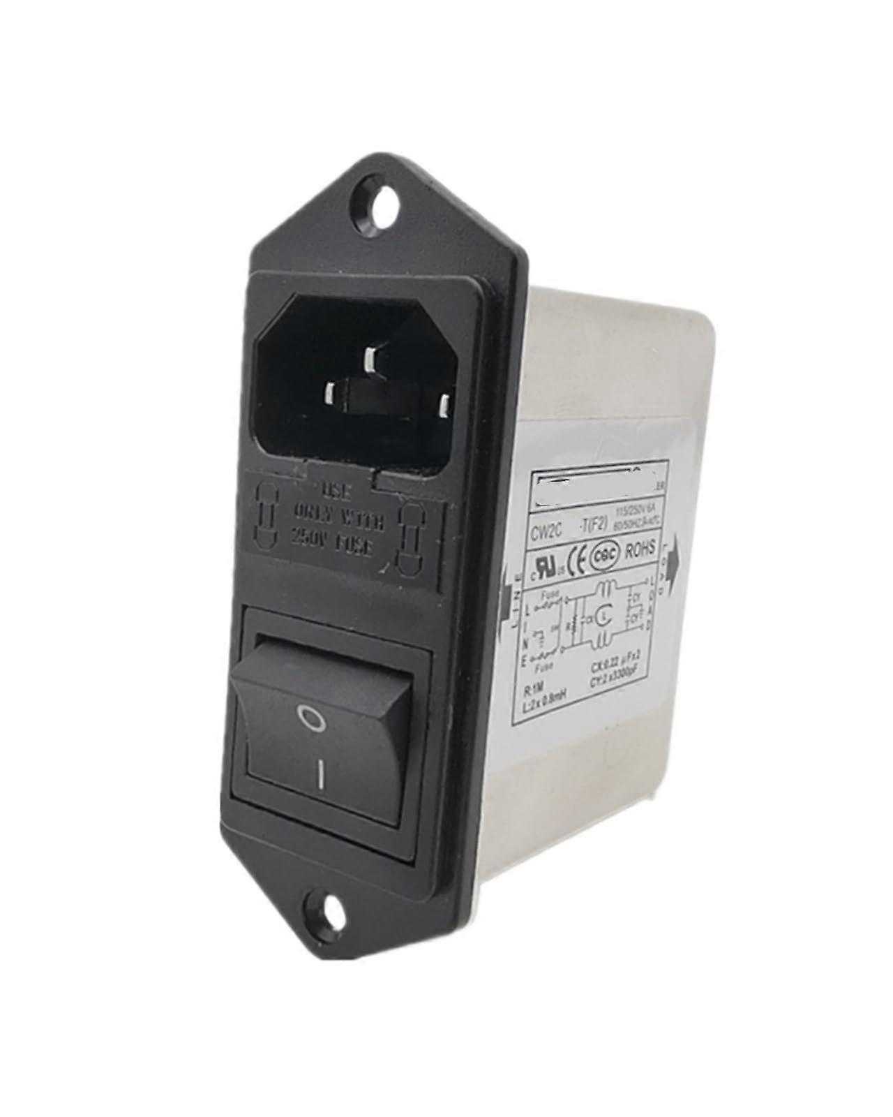 Double fuse with switching power supply filter CW2C6A/10AT (F2 02) 6A (CW2C10AT F2 02 10A)