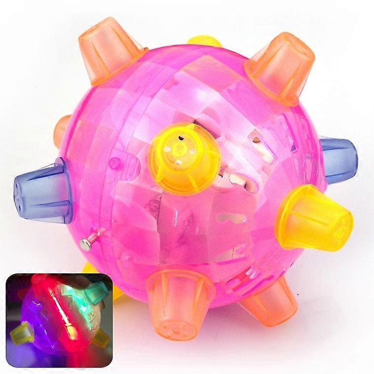 Dance ball toys, music flashing bouncing balls, suitable for pets to play with
