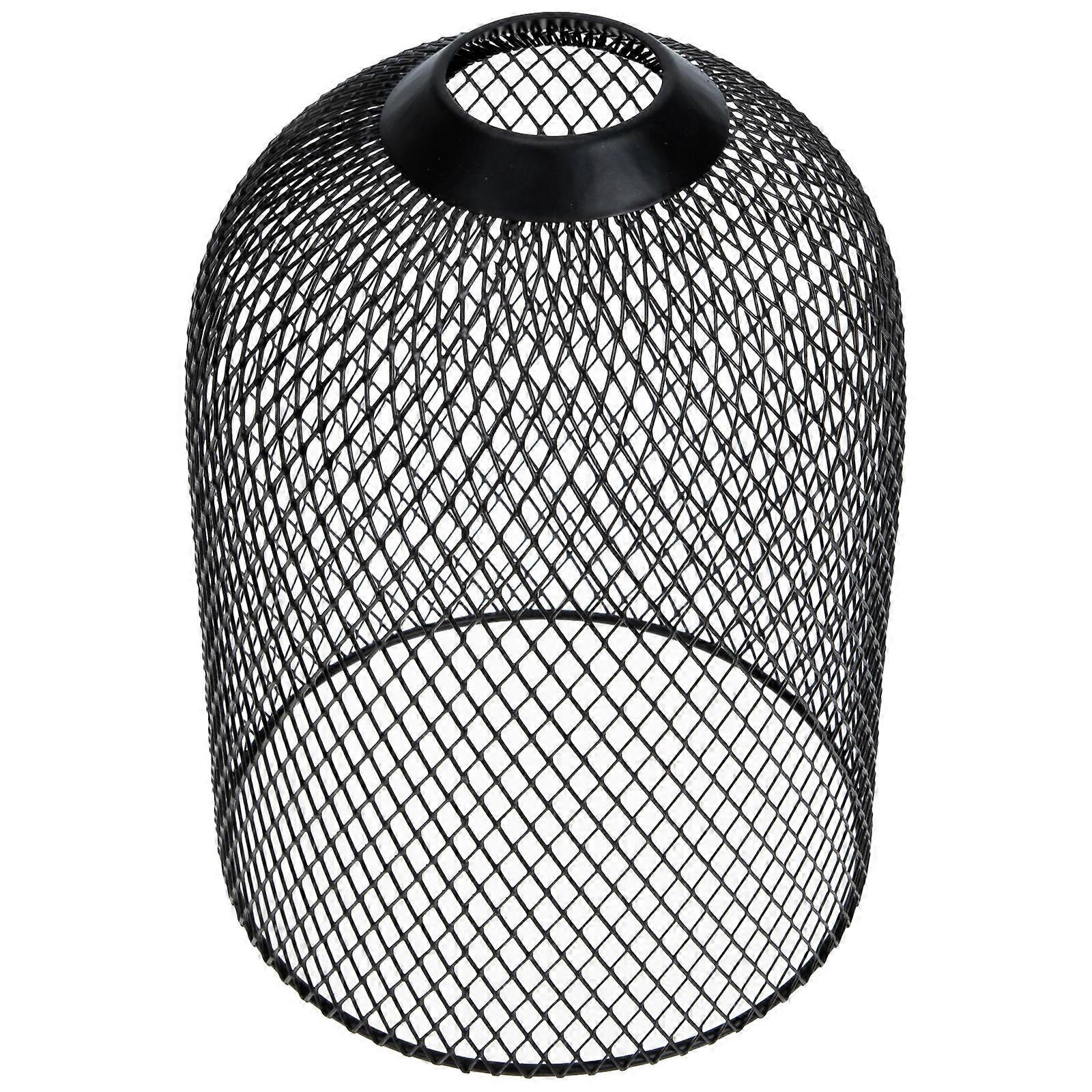Mini Metal Lamp Shade Small Lampshades For Table Lamps Black 20.00X15.00X15.00Cm Iron Cage Style 1Set