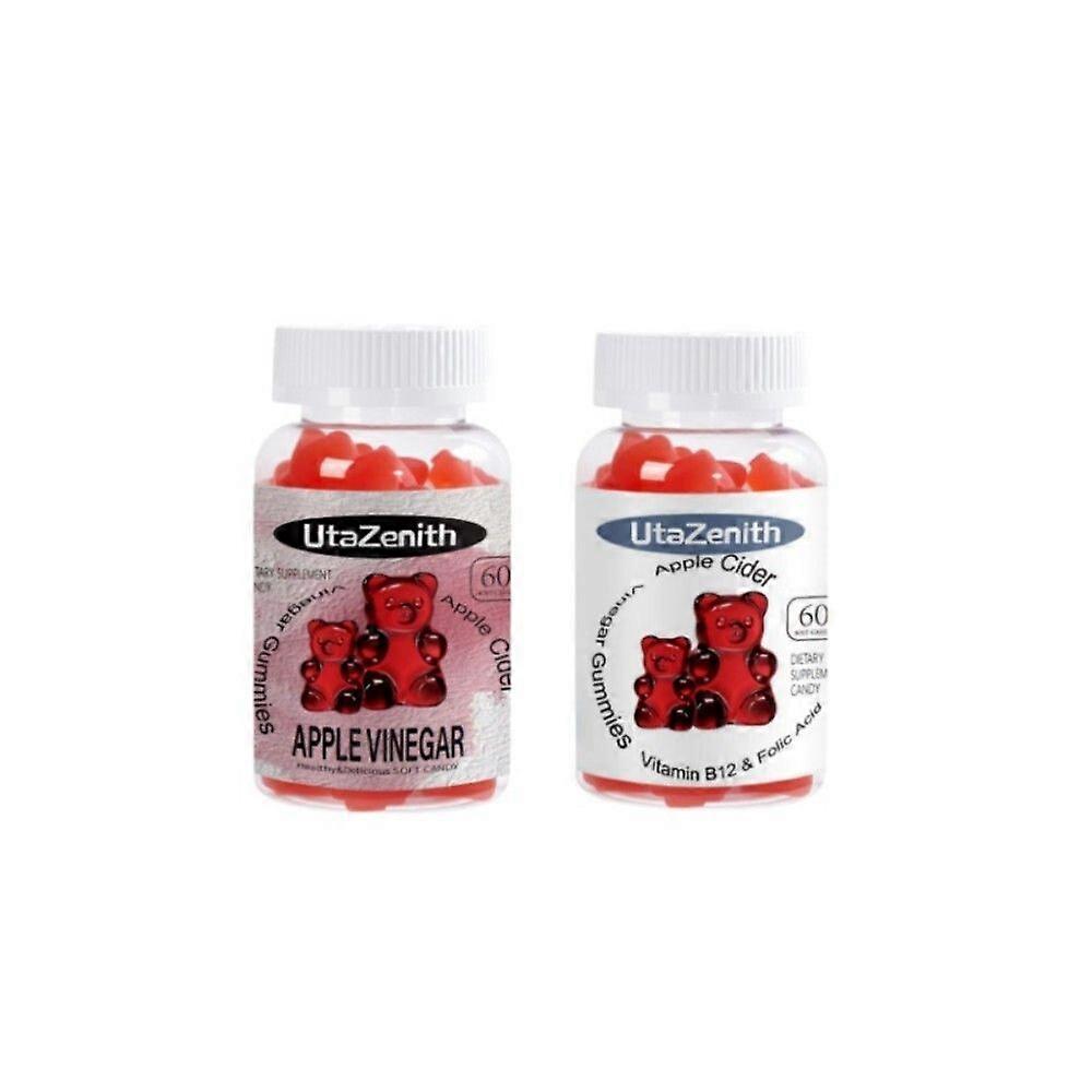 UtaZenith Apple Cider Vinegar Gummies, Natural Plant Extract, Combination Pack