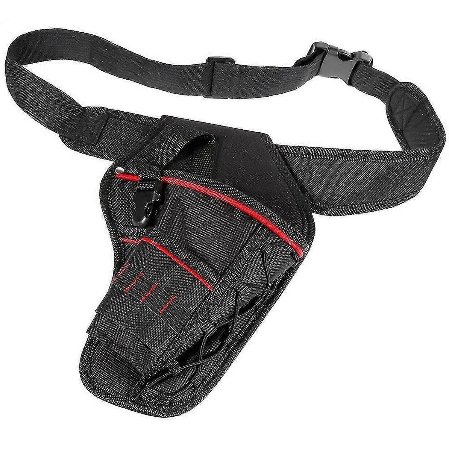 Drill Waterproof Impact Driver Drill Holder Multi-functional Electric Tool Pouch Bag with Waist Belt