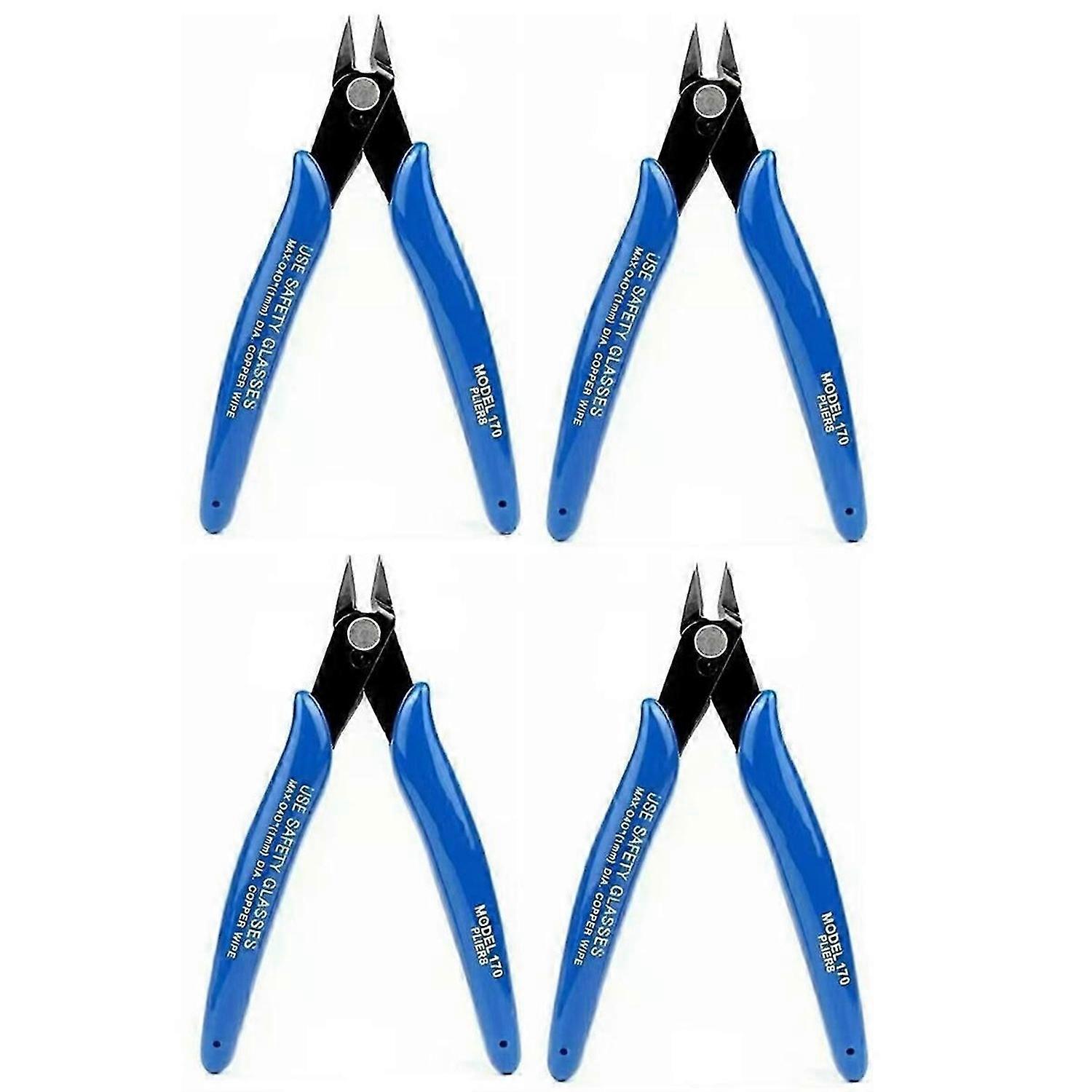 Side Cutting Pliers 5 Inch Side Cutter Clippers Multifunction High Leverage Diagonal Pliers with Erg