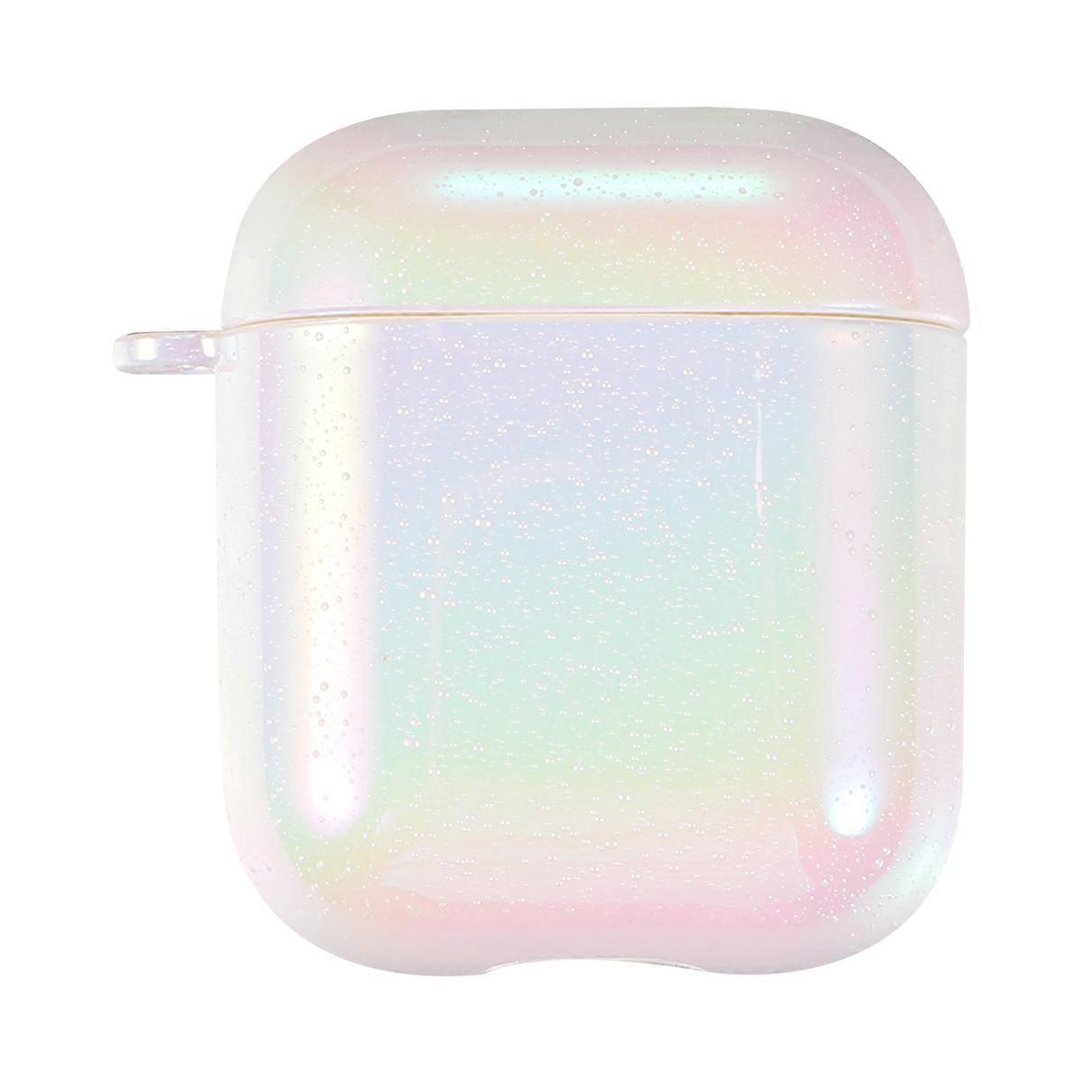 Earbud Covers Full Protection Wireless Earphone Protective Shell Drop Shape for Travel Compatible with AirPods1 2 White 1Pcs