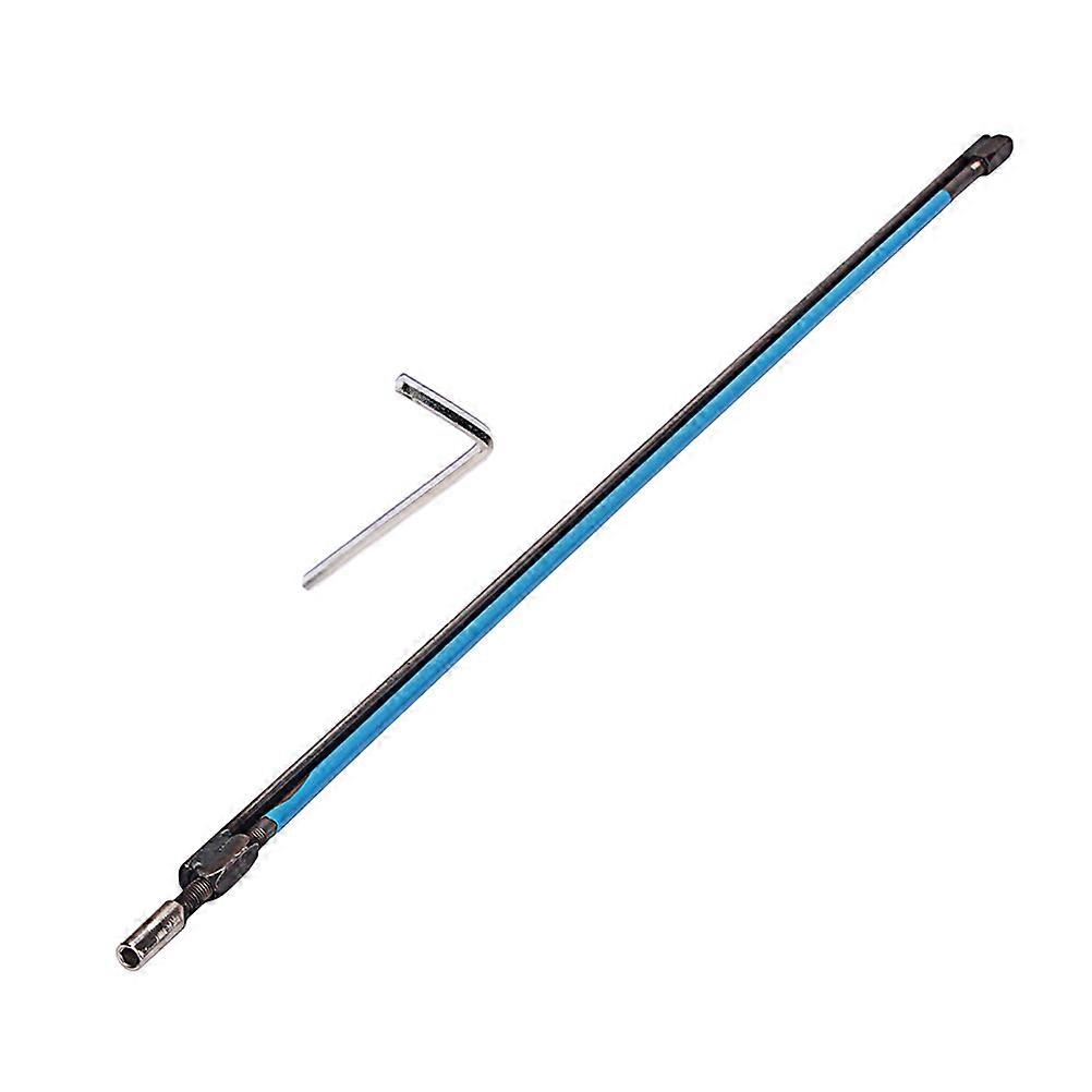 Guitar Truss Rod Tool For Musicians Instrument Technicians Maintenance Steel Blue 428mm Increases Curvature Both Ways 1Set