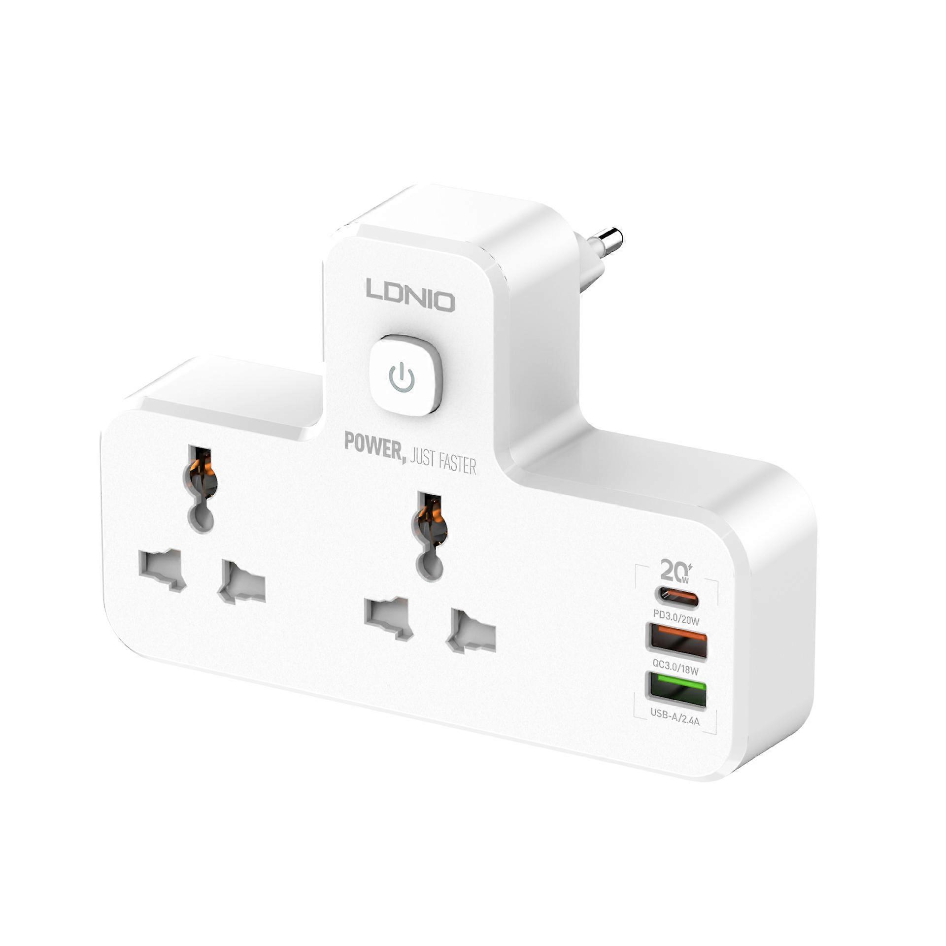 PD20W Wireless Porous USB Power Socket with Multi-function Light Converter Wireless Socket