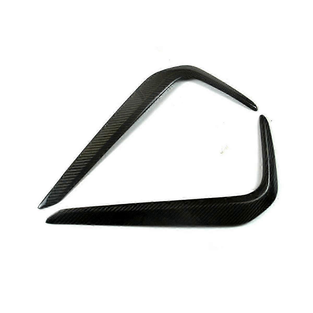 Front Fog Light Trim for New 5 Series G30 G38 Upper Wrap Angle Wind Knife Carbon Fibre