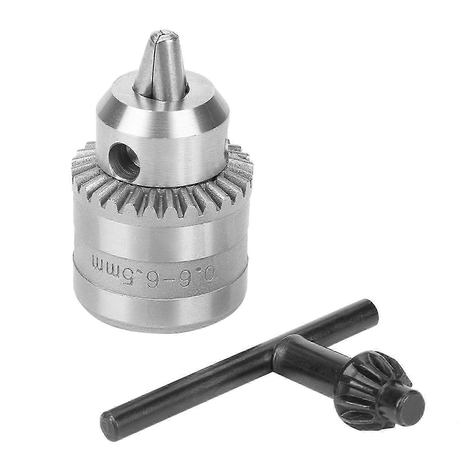 0.6-6mm Mini Key Type Drill Chuck with Key for Electric Power Drill (3/8-24UNF)