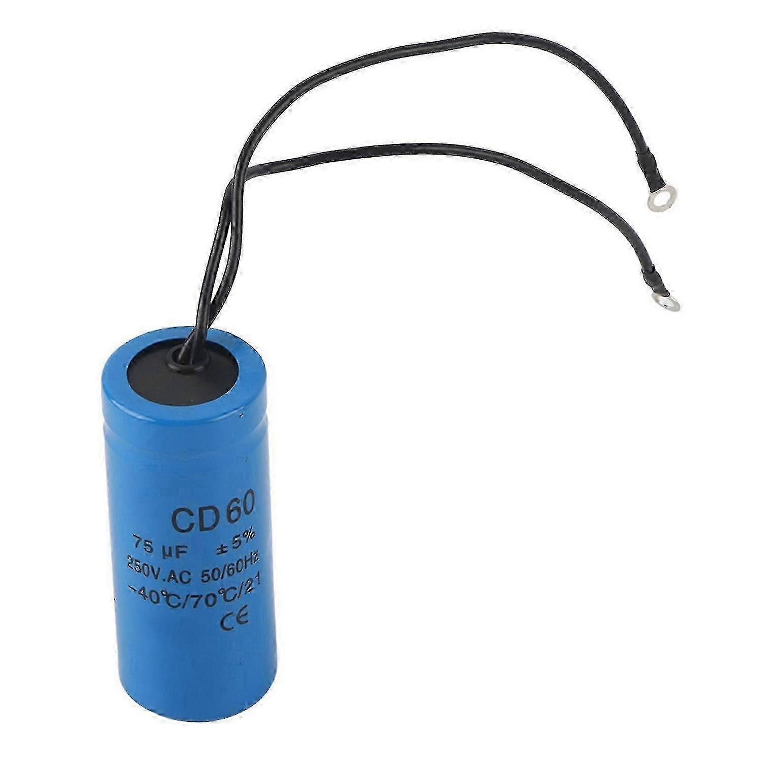 75uF 250V AC Motor Running Starting Capacitor for HVAC Applications