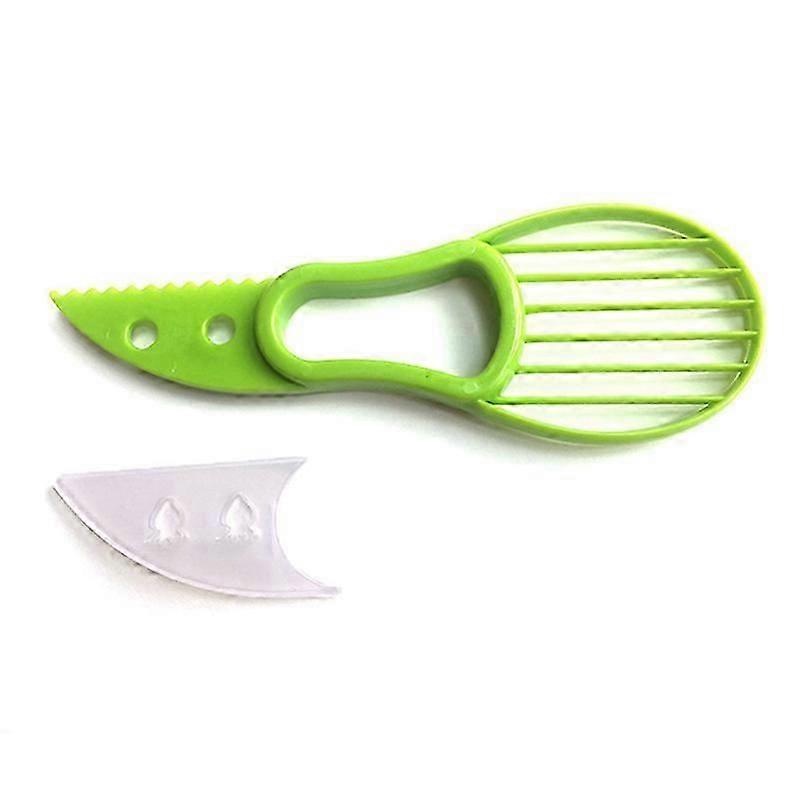 Avocado Slicer 3 In 1 with Silicon Grip Handle Avocado Shea Corer Splitter Pitter Cutter Pit Remover Multifunctional Fruit Knife