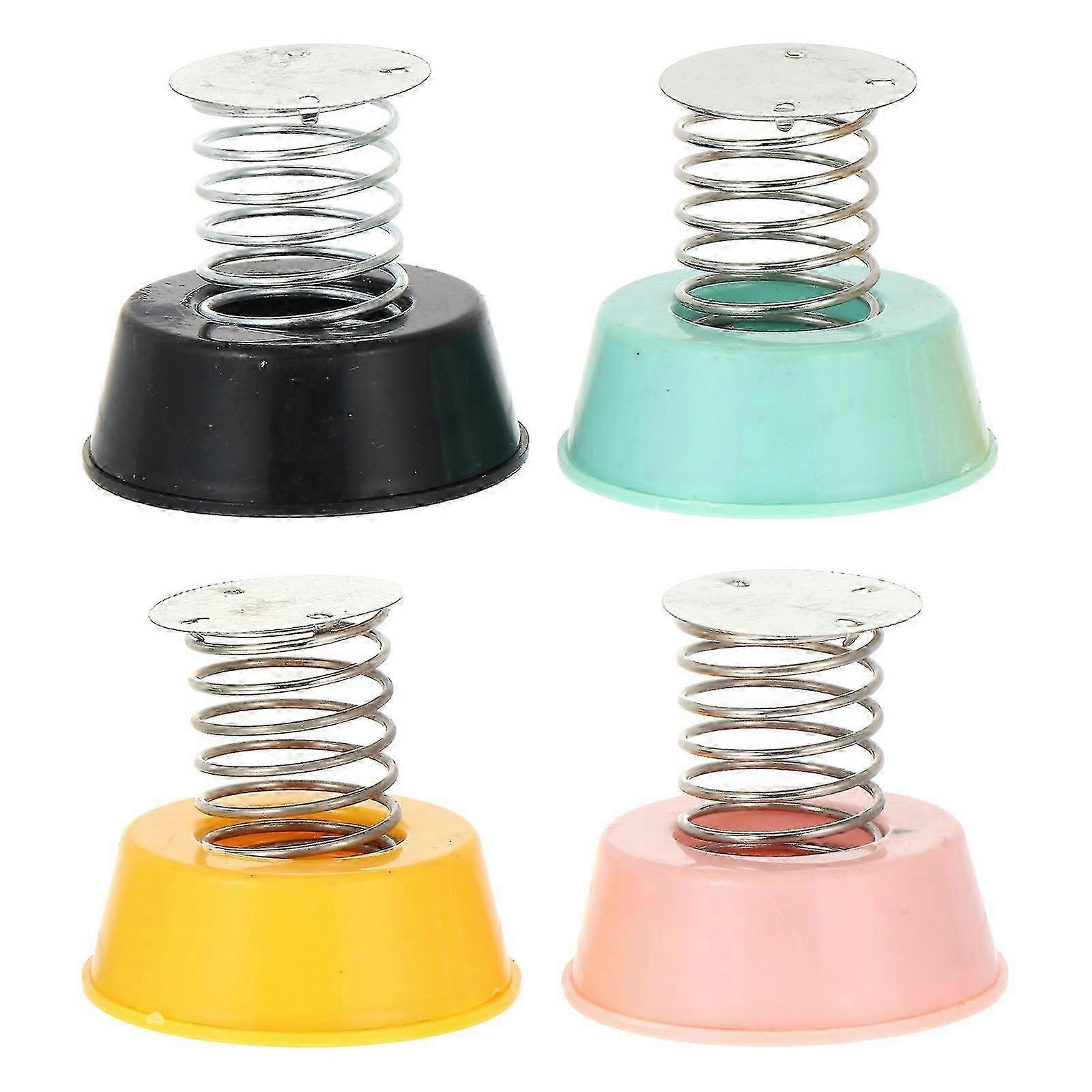 4pcs Poupée à tête secouante Base à ressort professionnelle de qualité supérieure