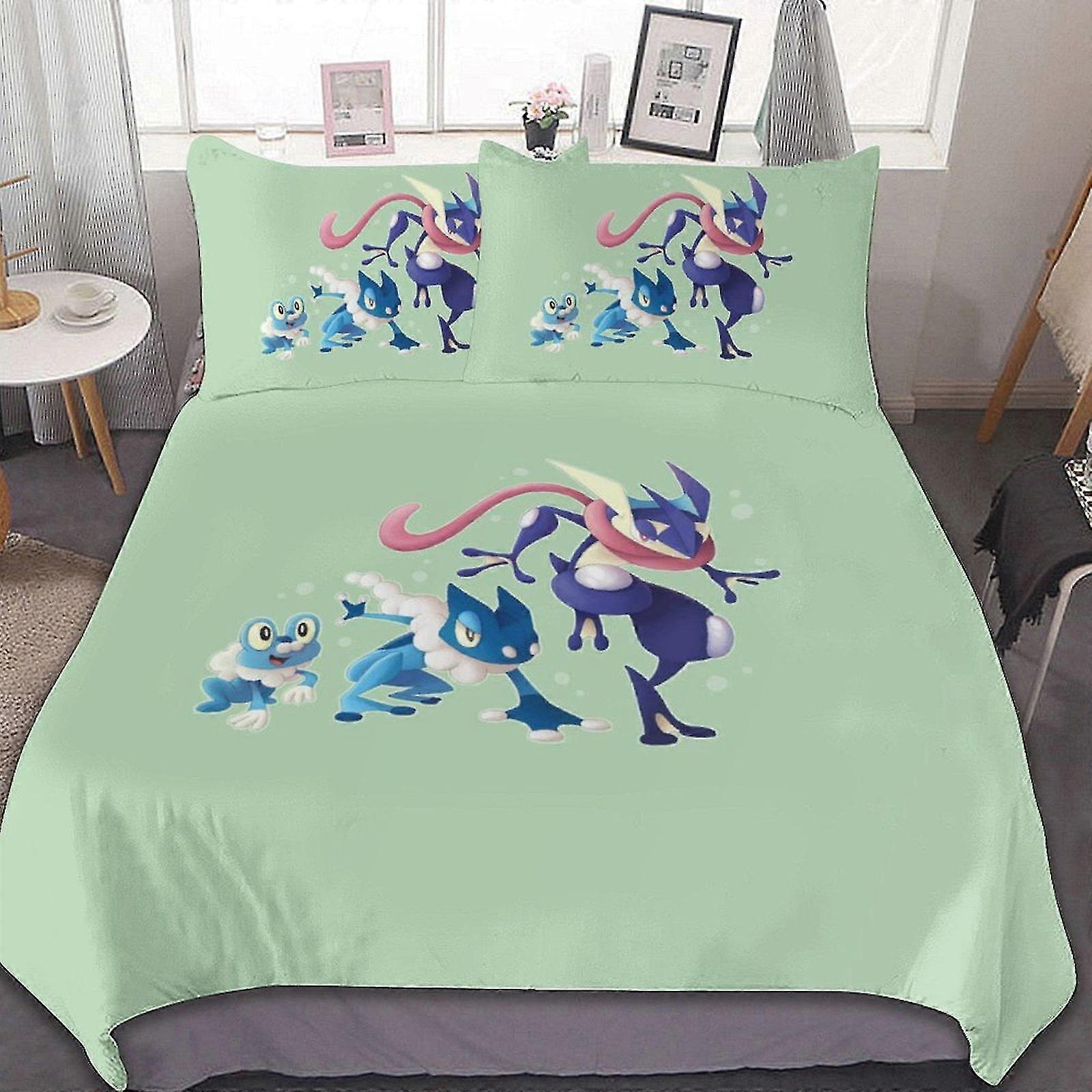 Comfortable Soft Bedding Set with 1 Duvet Cover and 2 Pillowcases for Bedroom Gifts