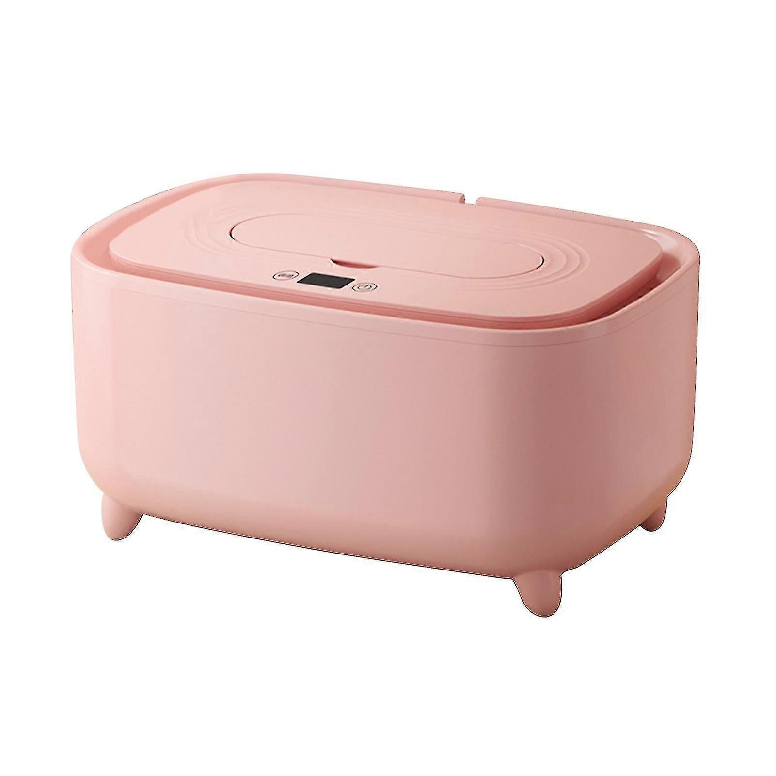 Baby Wipe Warmer Intelligent Température réglable Grande Capacité Lingettes pour nourrissons Heater Warmer Rose