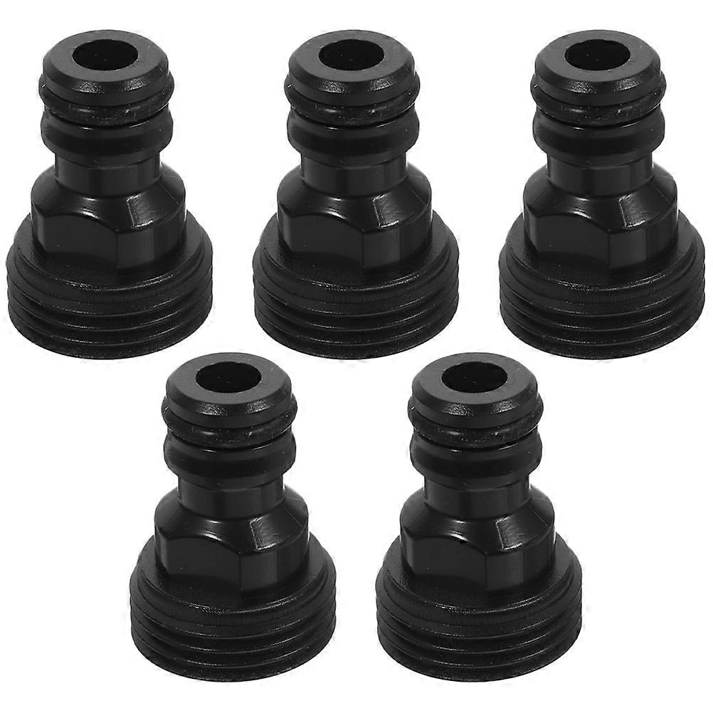 Water Hose Adapter Wash Machine Faucet Connector for Quick Connect 5Pcs