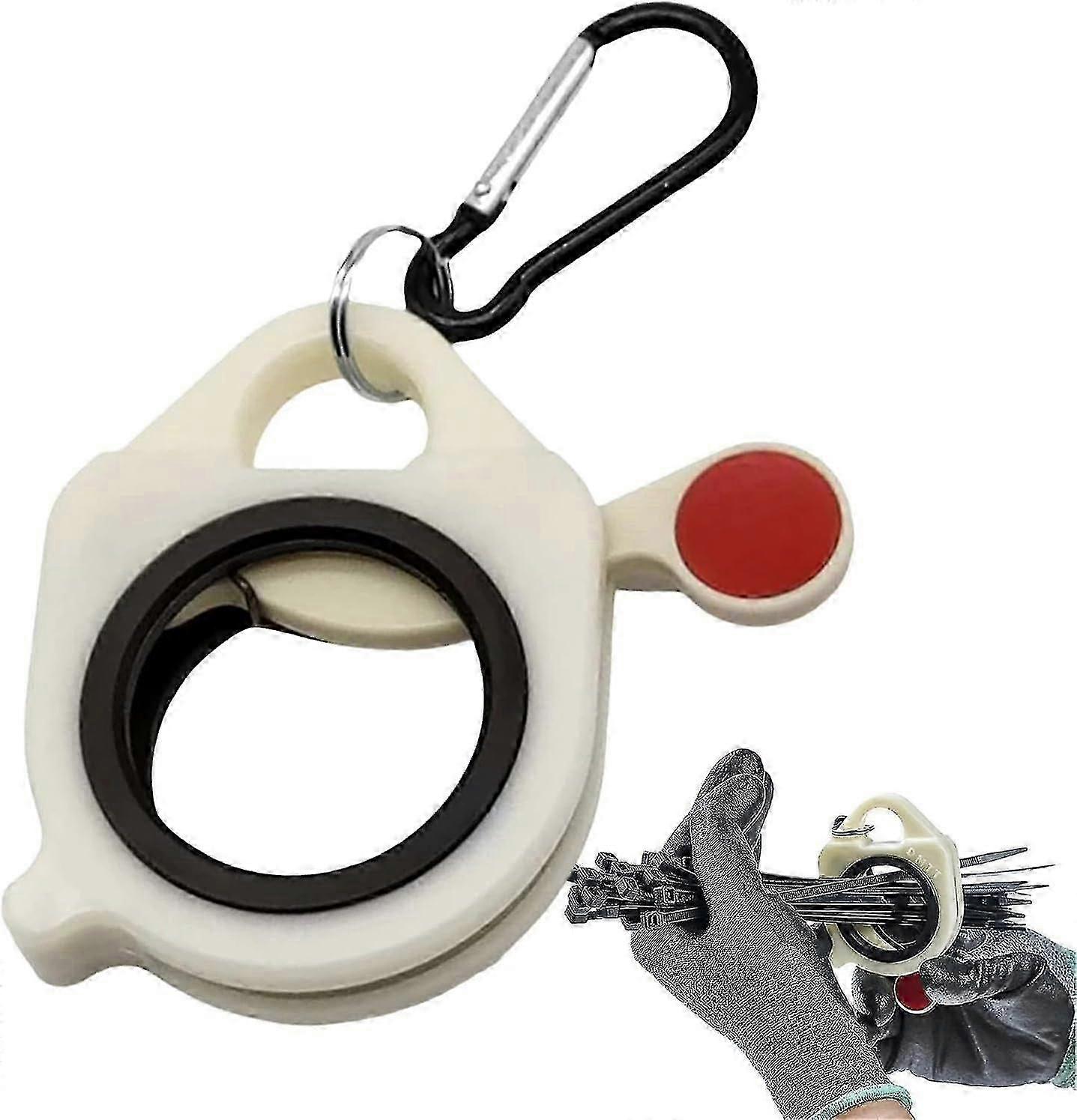 מחזיקי מארגן עניבות רוכסן עם 10 יחידות אזיקונים שחורים בגודל 8 אינץ 'לסידור רוכסנים, שומר עניבות תיל לשימוש חיצוני פנימי רב תכליתי