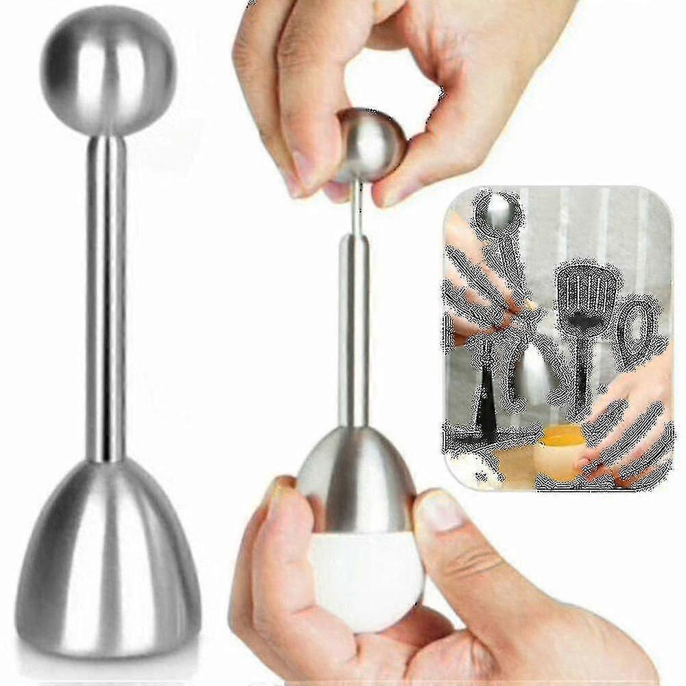 Stainless Steel Egg Shell Opener Boiled Egg Topper Cutter Kitchen Tool
