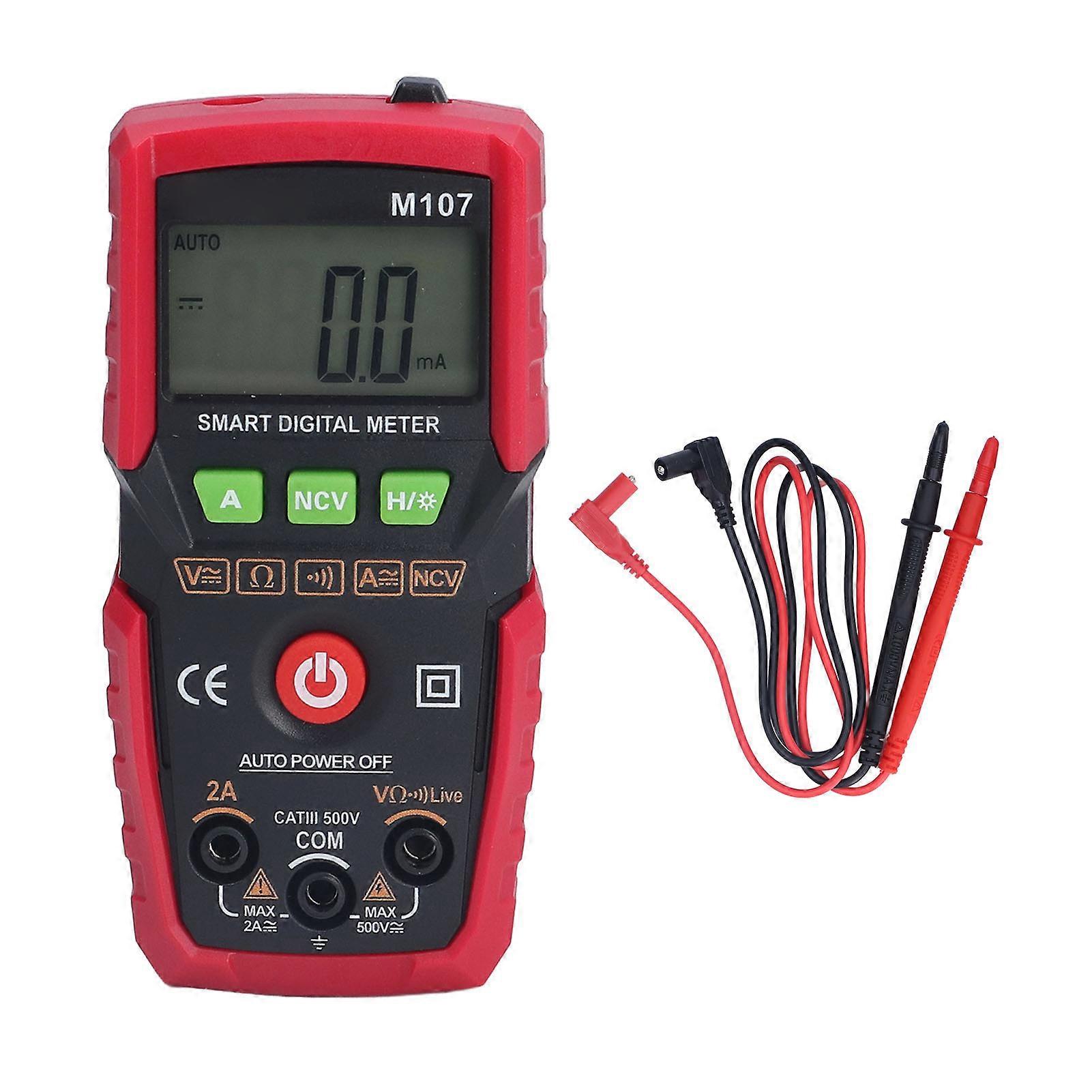 Digital Fully Automatic AC DC Voltage Resistance Continuity Diodes Portable Multimeter for Testing