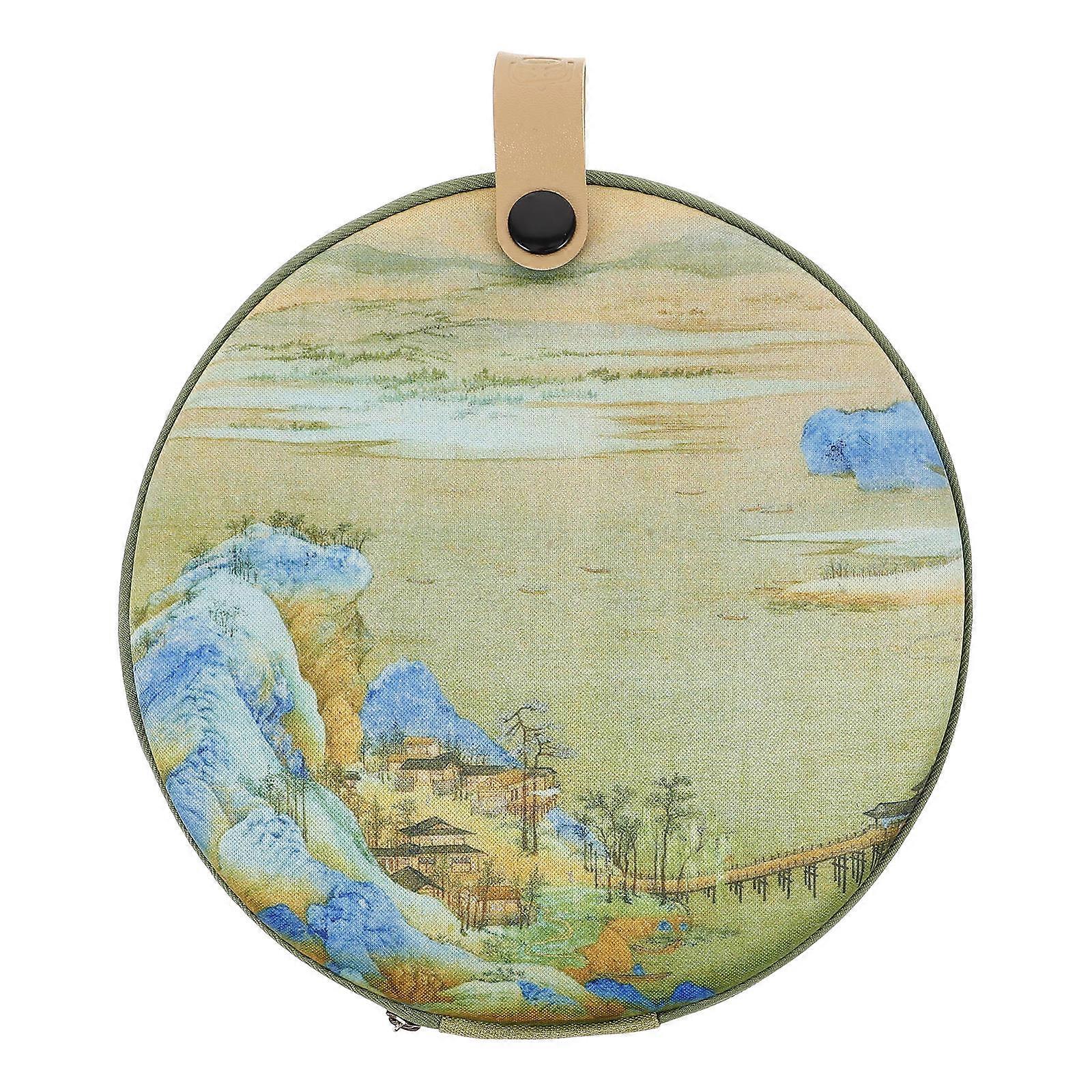 Tea Storage Organizer Rectangular Protection Bag Multicolor Fabric 1Set