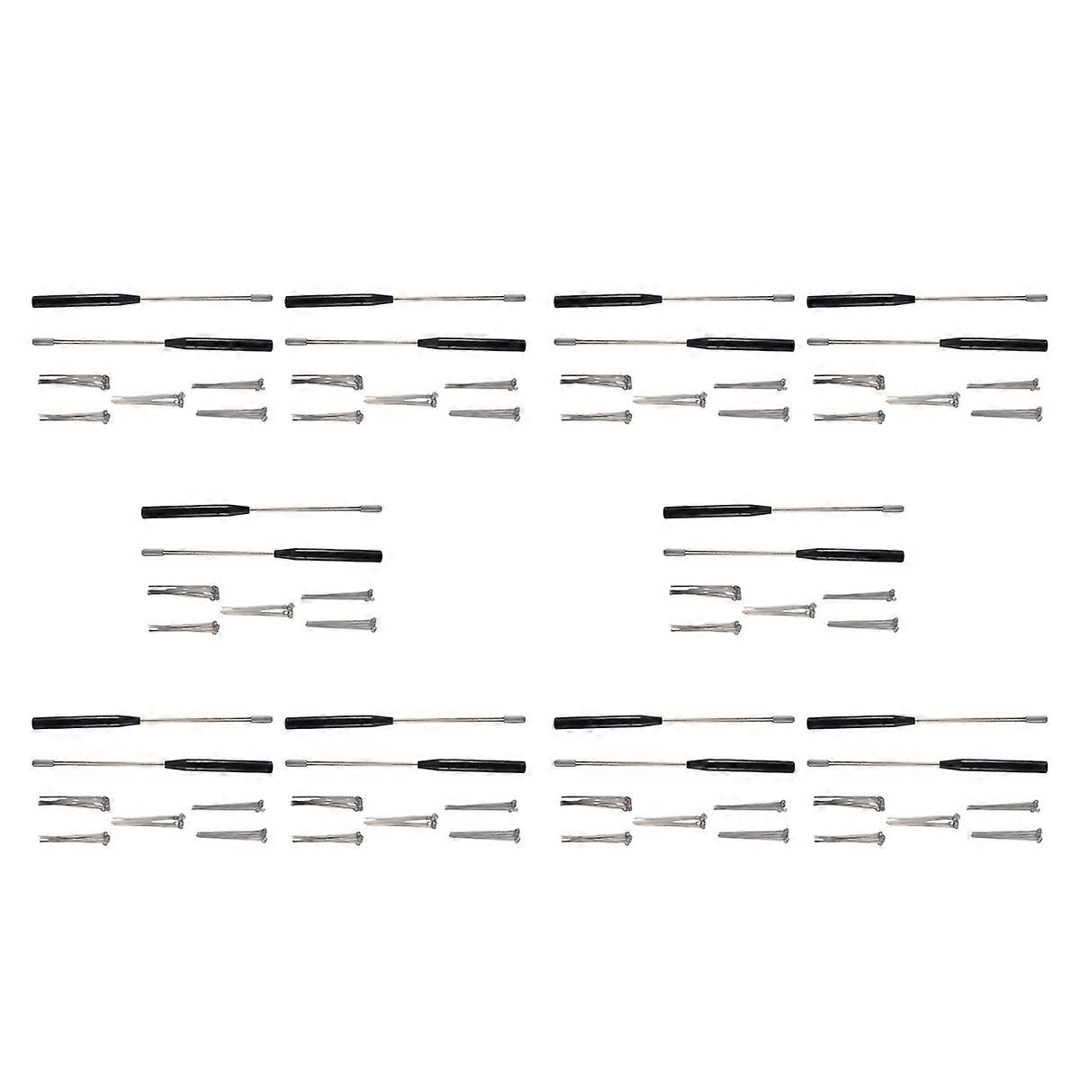 2PCS Inoculating Holders with 50Pcs 10UL Needle Tips Inoculation Loop