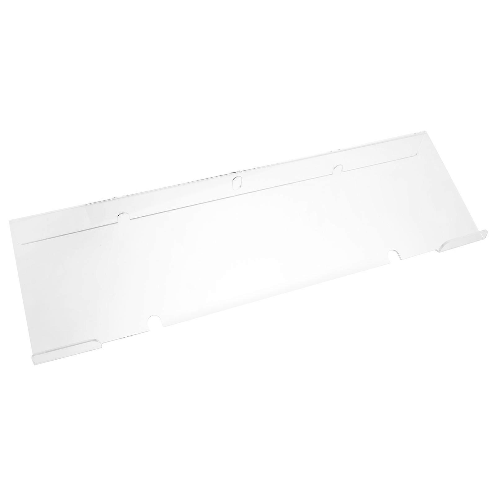 Tilted Design Keyboard Tray Ergonomic Support White Acrylic 30X20X4CM For Home Use 1Pack