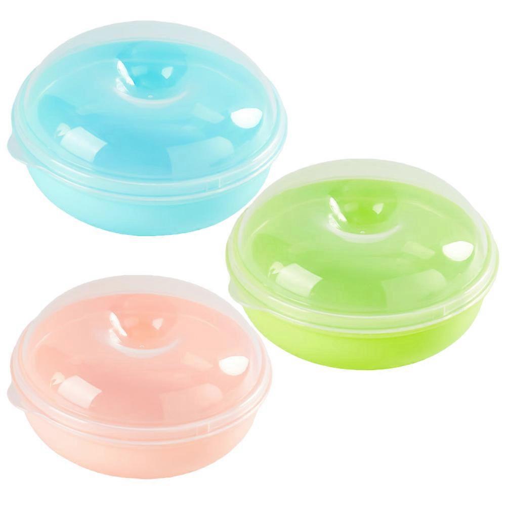 Bread Loaf Storage Container Sealing For Housewives 14.5X12.5X6.5CM 3Pcs