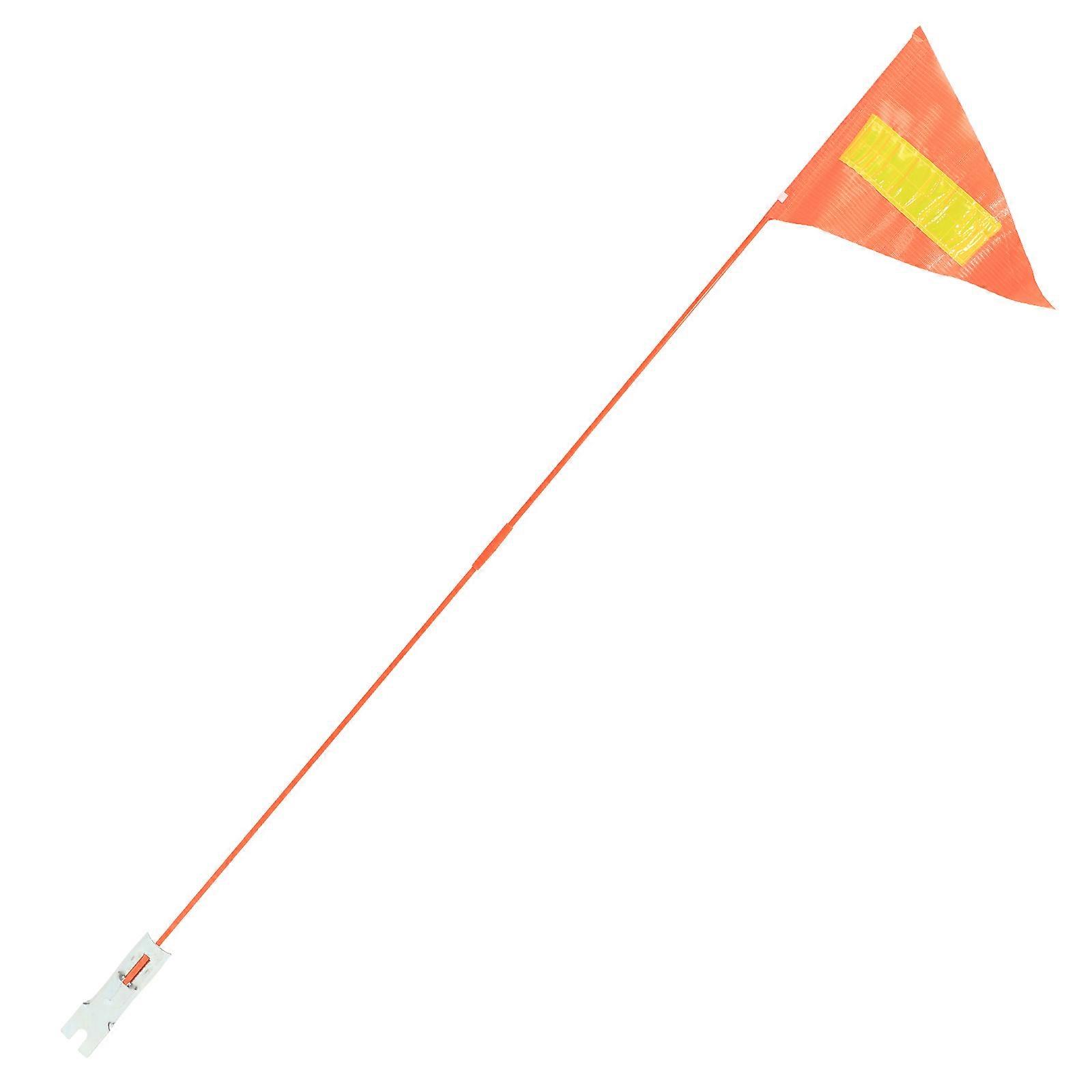 High Visibility Wear Resistant Bike Safety Flag with Fiberglass Pole for Mountain Bikes – Lightweight and Compact Design for Secure Installation