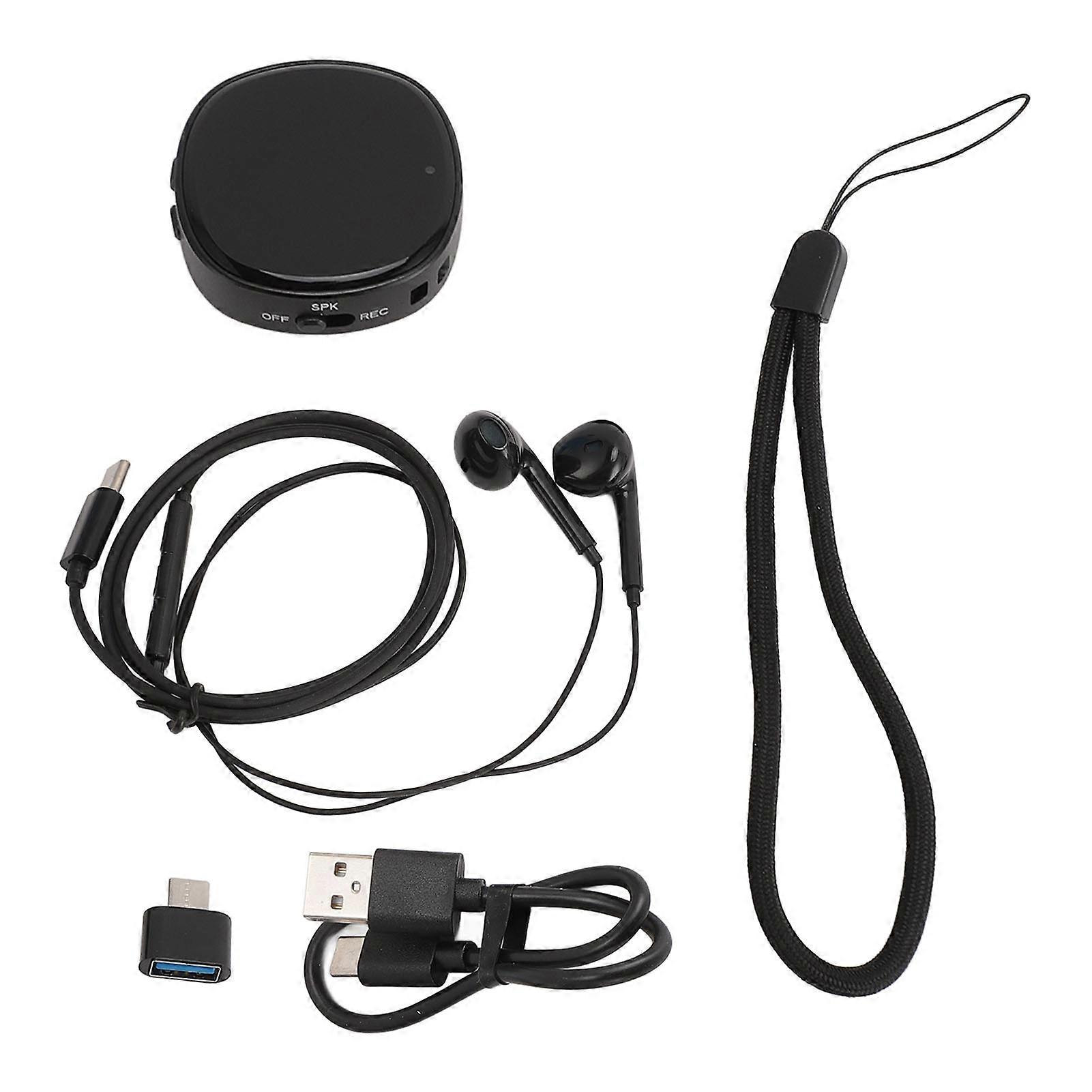 Magnetic Voice Activated Recorder with 70H Battery, USB-C, 32GB for Meetings & Lectures