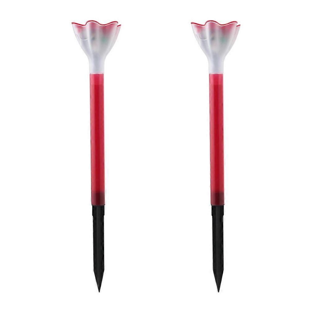 Lighting Red 32.5*6Cm Abs Plastic Ip65 Waterproof For Courtyards 2Pcs