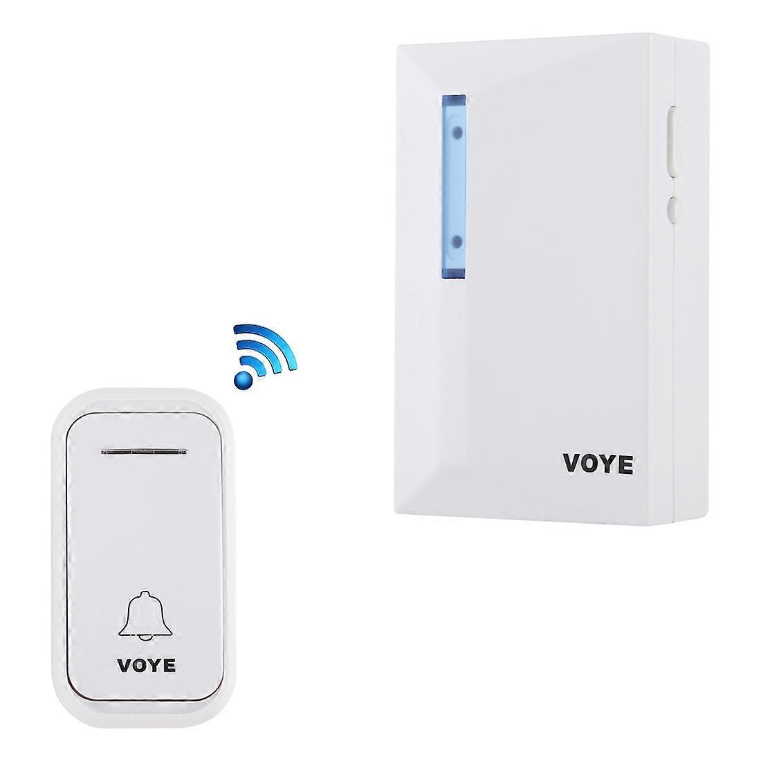 Home Music Remote Control Wireless Doorbell - White