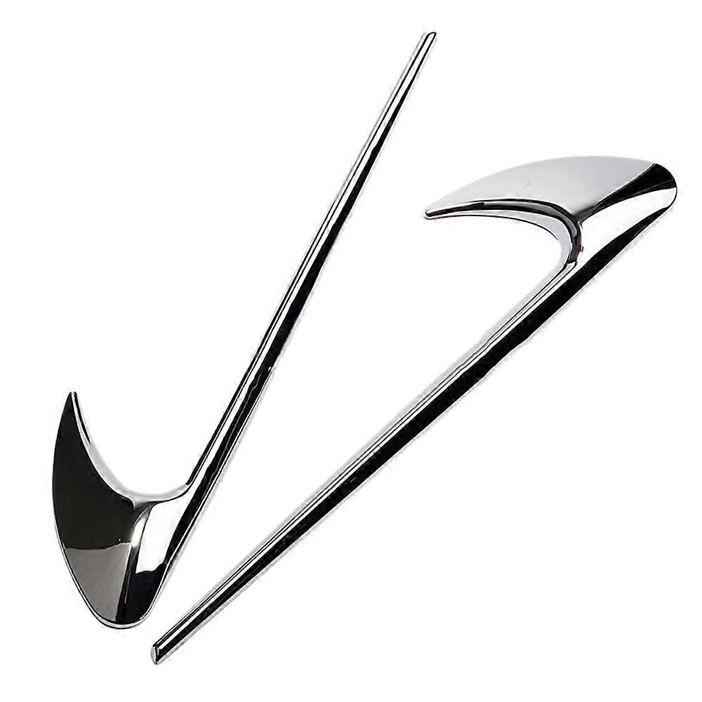 Side Mudguards Set of 2 Silver E63S AMG Accessories Compatible Trim for Mercedes E-Class W213 C-Class W205