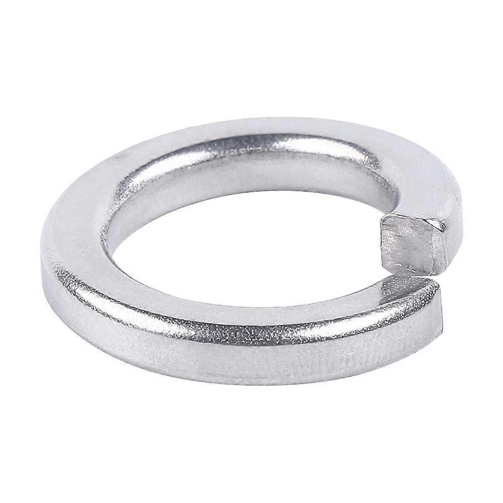 Fixings Hardware Rectangular Spring Split Safety Disc Stainless Steel Spring Pad Washer M1.6M30 M1.6 (200Pcs) silver