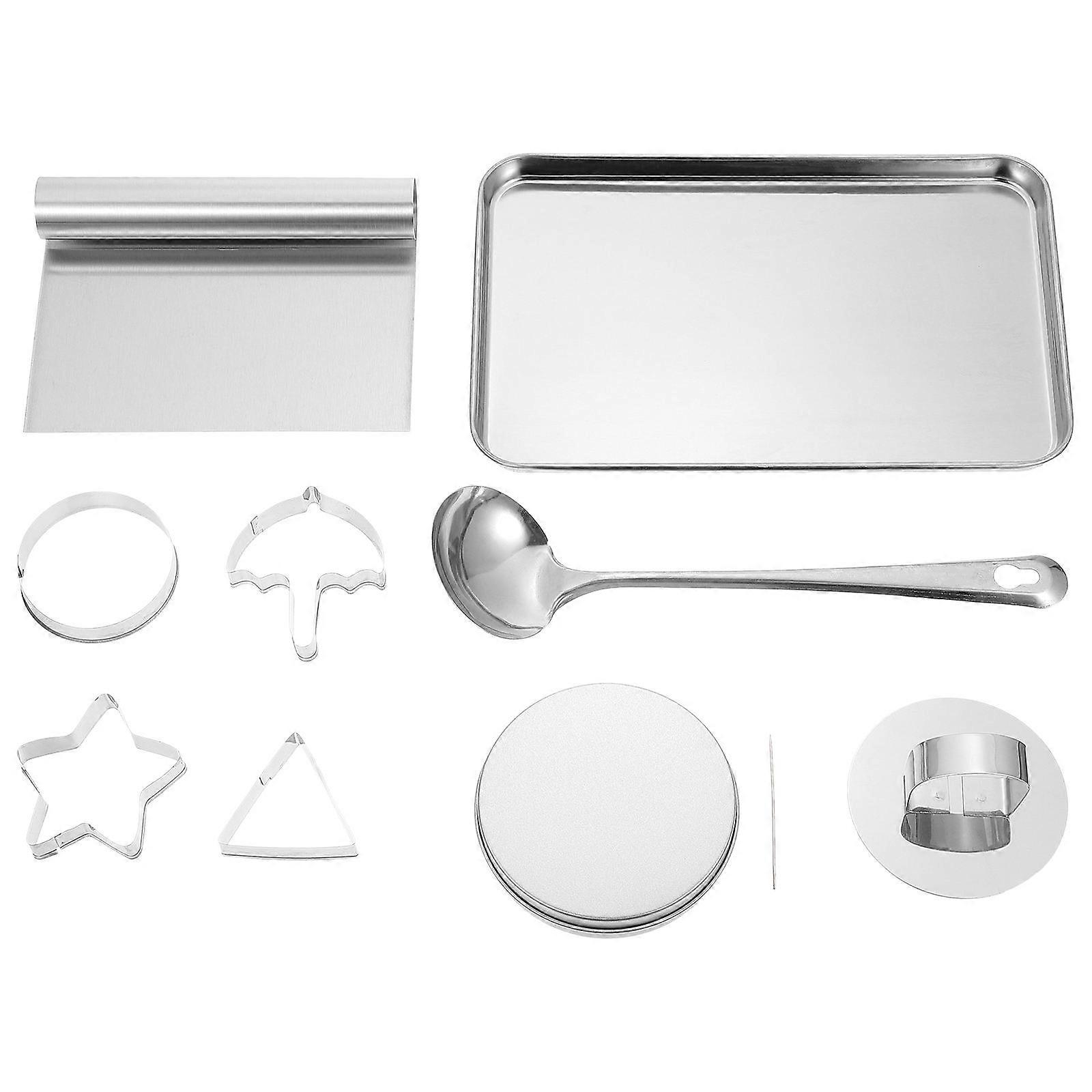 Cookie Molds Biscuit Tools For Festive Occasions Various Shapes Silver 1Set