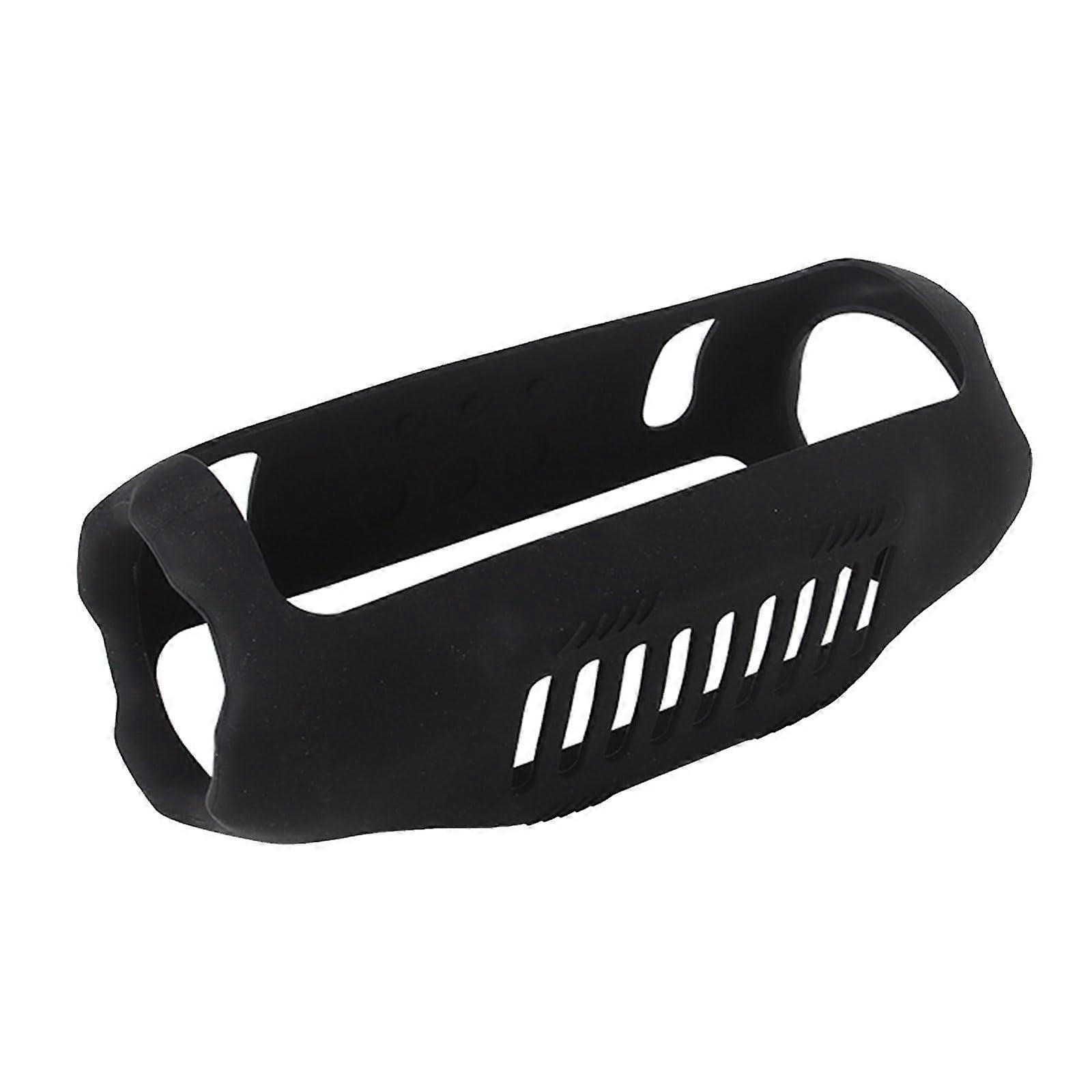 Silicone Speaker Protective Sleeve - Shock-Absorbing Skin Cover, Anti-Drop Access For Four Cases, Black