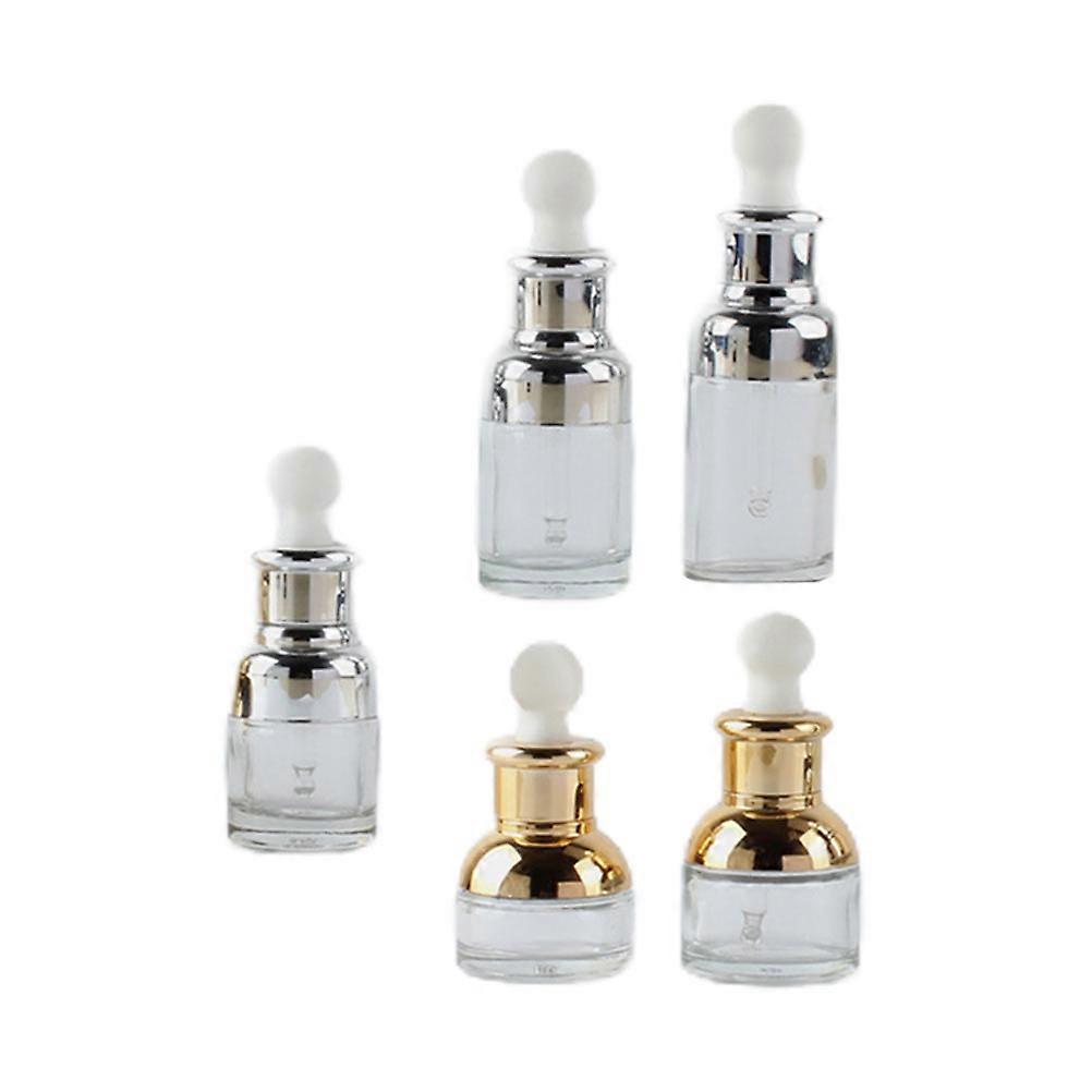 Perfume Bottle Compact Dropper Bottle Storage For Essential Oils 5Pcs