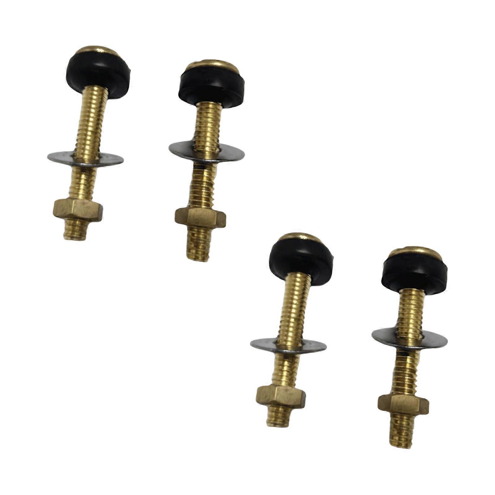 Heavy Duty Split Toilet Tank Fastener Set with Rustproof Secure Sealing Gasket Toilet Tank Mounting for Split Toilet Use Multicolor