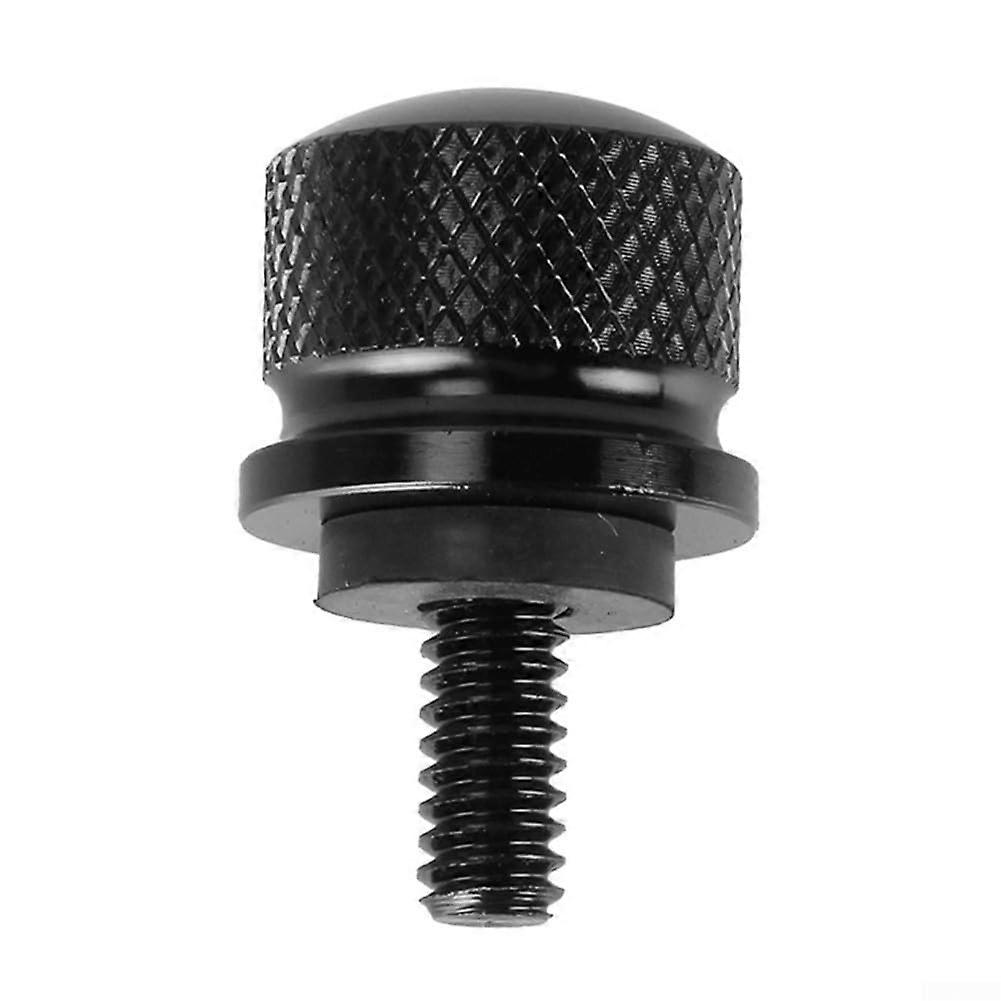 Reliable and seat screws for motorcycle accessories, quickrelease design (silver) silvercolored