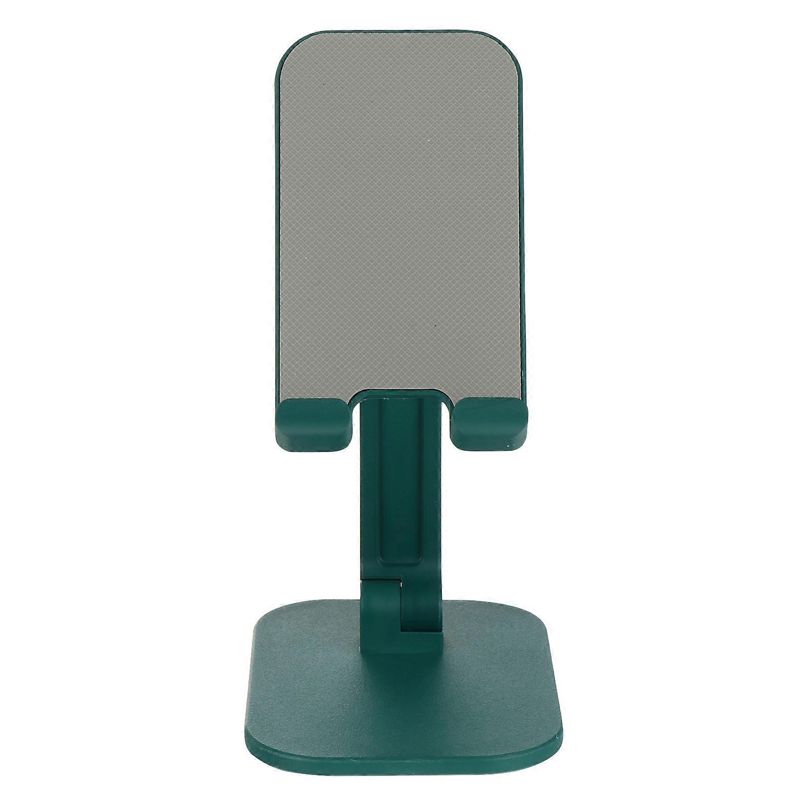 Green Phone Holder with Solid Base for Home Use ABS Material Frees Hands while Using Tablet or Phone 1pc