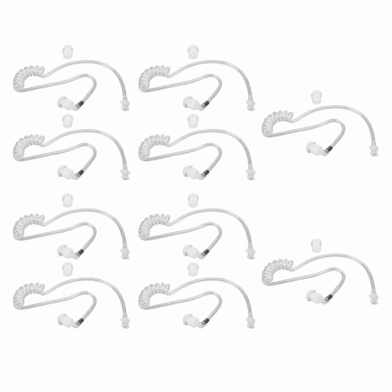 10 Pack Replacement Acoustic Tubes for Motorola Two Way Radios - Comfortable & Durable